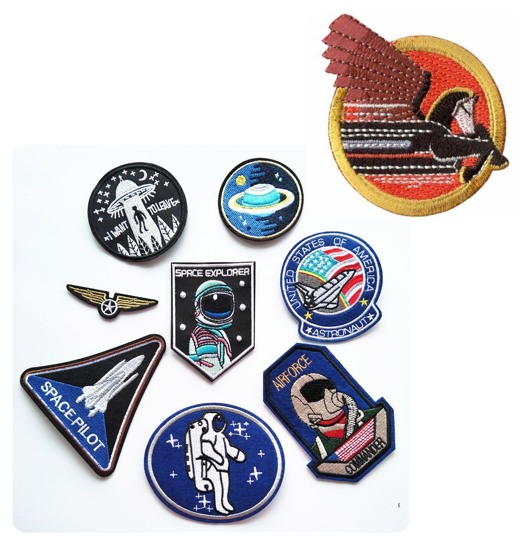 astronauts iron on patches new york