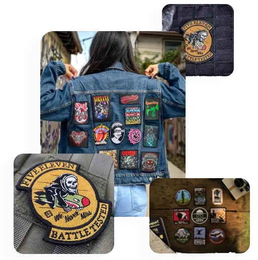 jacket multiple patches new york city