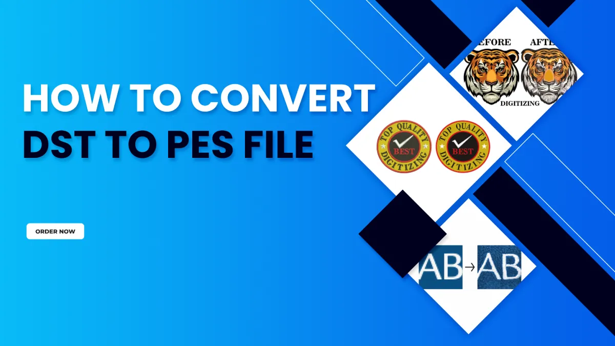 How To Convert DST to PES File