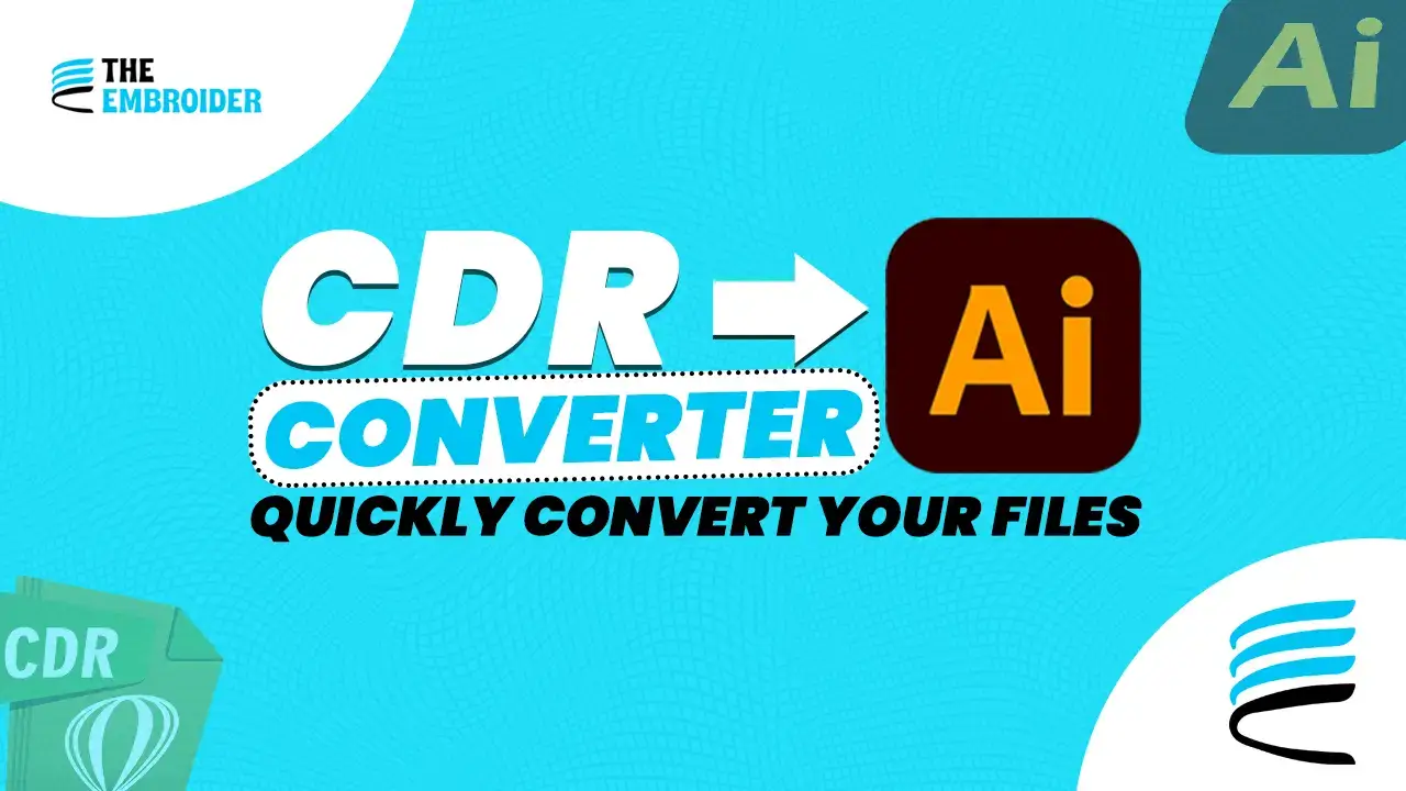 CDR to AI file converter graphic.