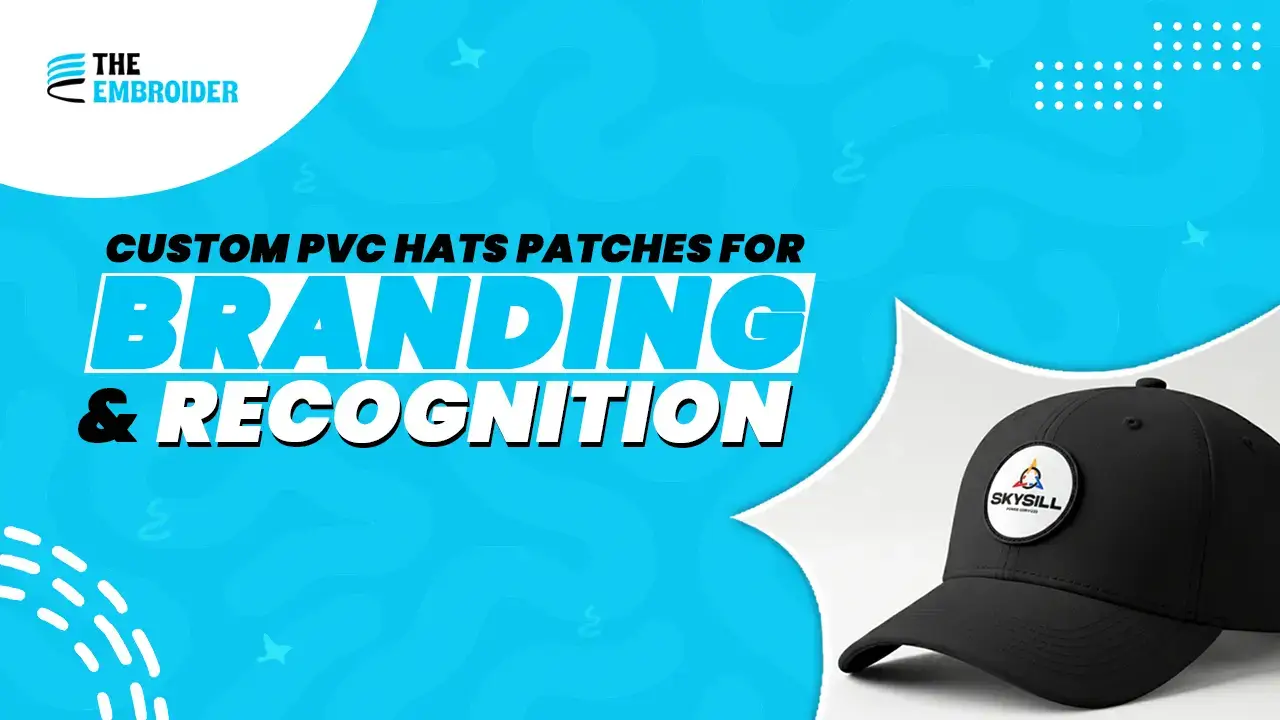Custom PVC hat patches for branding and recognition.