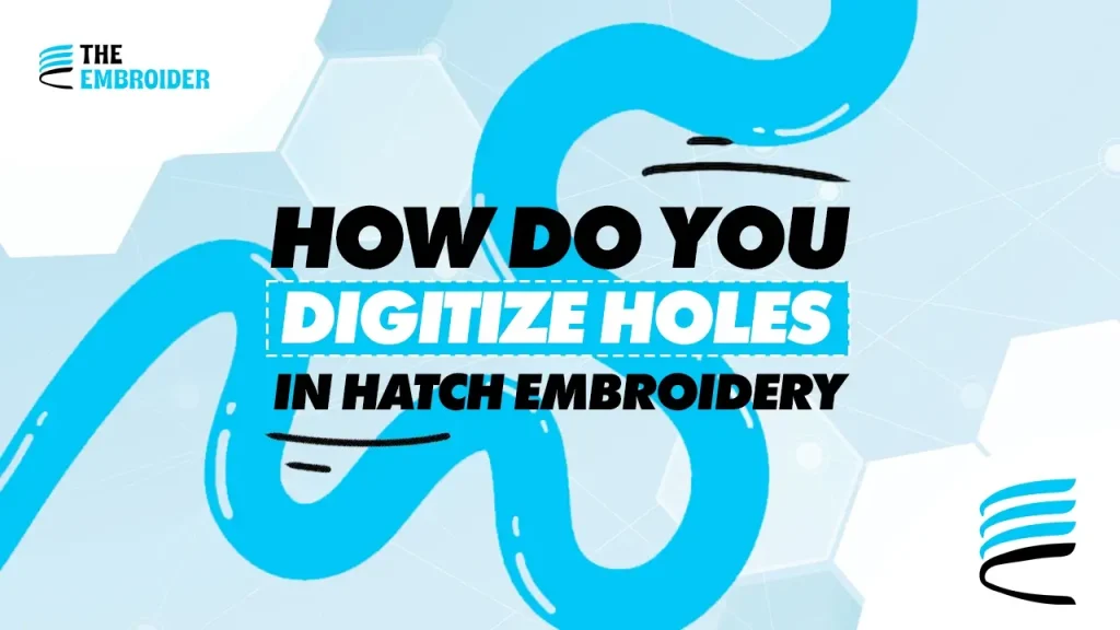How to digitize holes in Hatch embroidery software The Embroider tutorial
