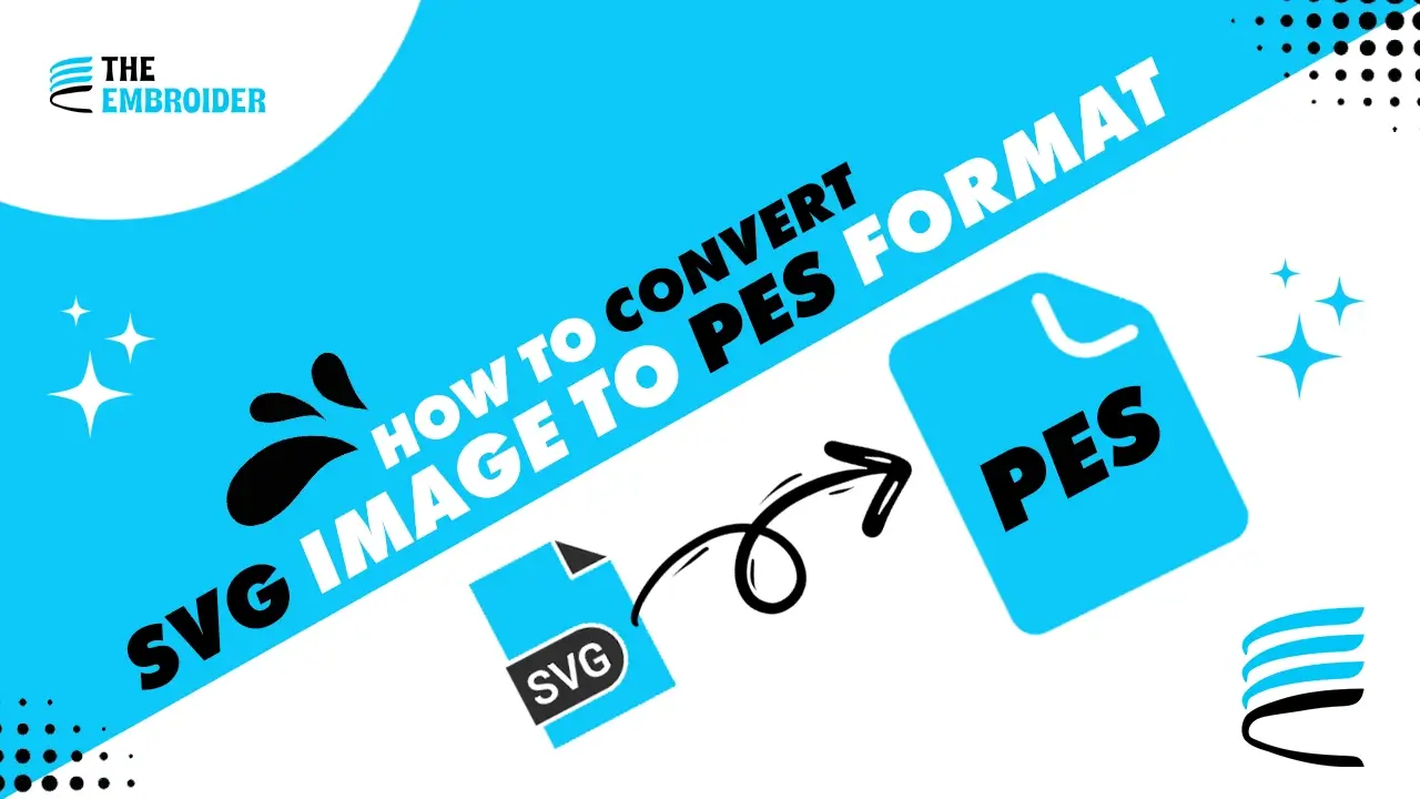 Convert SVG image to PES format for embroidery machines.