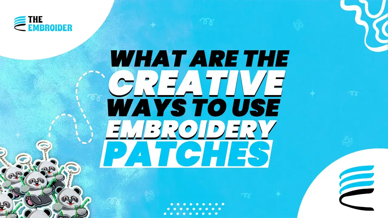 Creative ways to use embroidery patches.