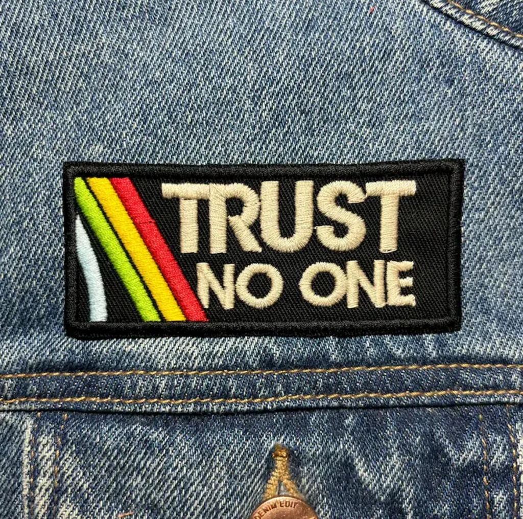 Iron-on custom patch example