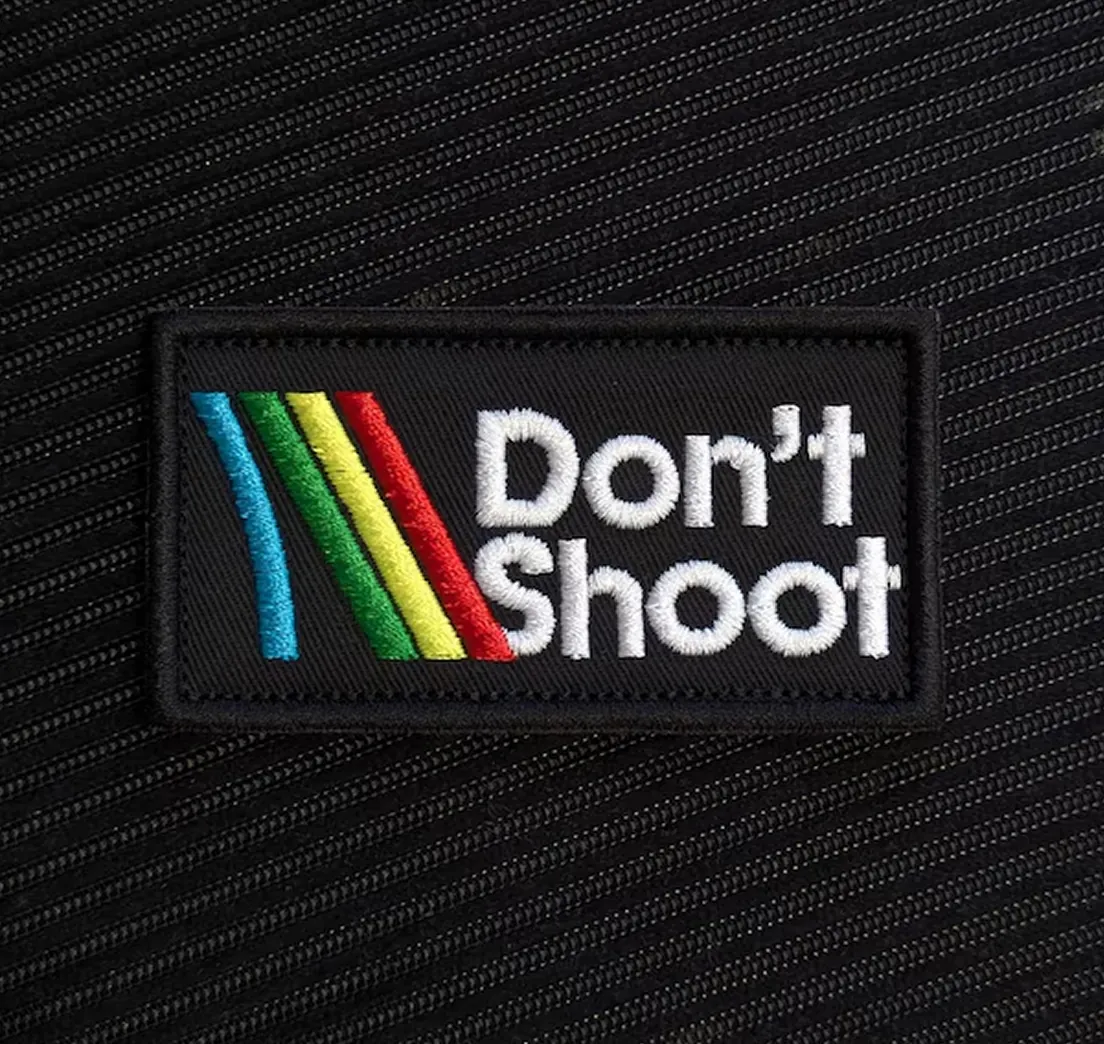 Iron-on custom patch example